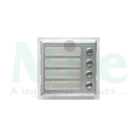 Kaputábla hívómodul 4-gomb bővítő elektronikával UDV-hez Sinthesi ALPHATech