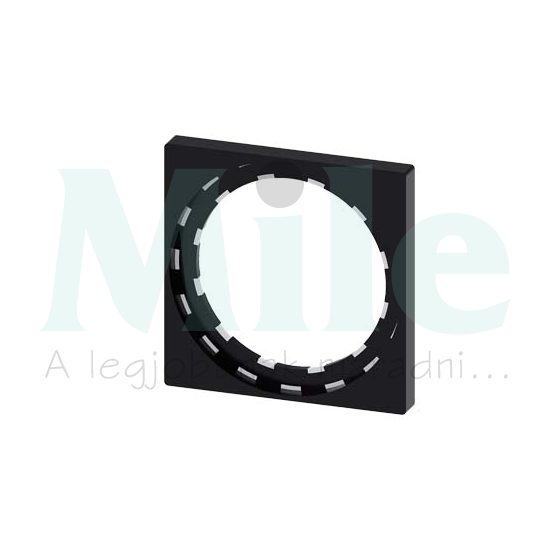 Keret d22 vezérlőelemhez üres üres fekete négyzetes 29.8mm x 29.8mm x SIRIUS ACT SIEMENS