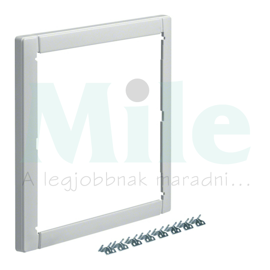 Kiemelőkeret 1soros fehér műanyag Volta Hager