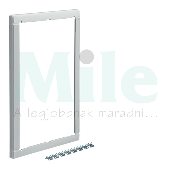 Kiemelőkeret 2soros fehér műanyag Volta Hager