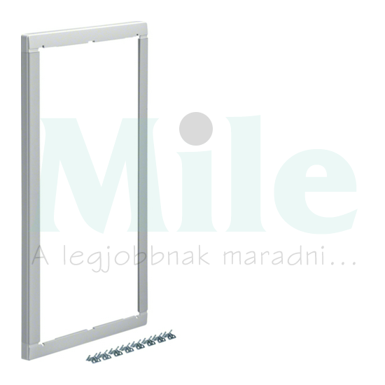 Kiemelőkeret 3soros fehér műanyag Volta Hager