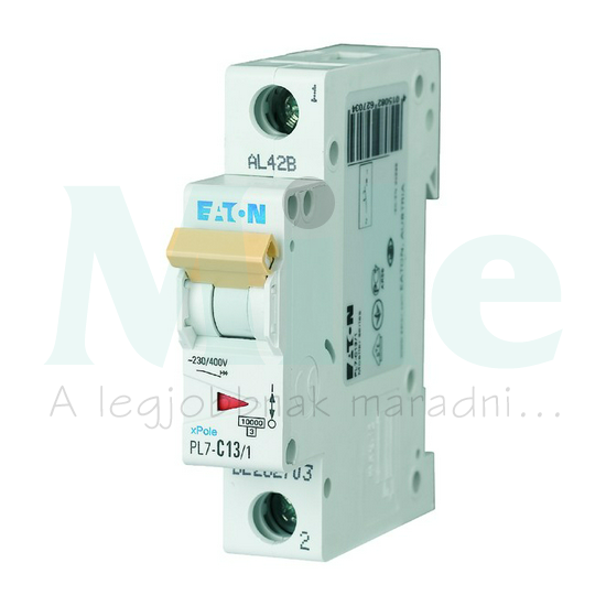 Kismegszakító 1P 13A B-jelleg 230V AC 10kA/60898 PL7-B13/1 EATON