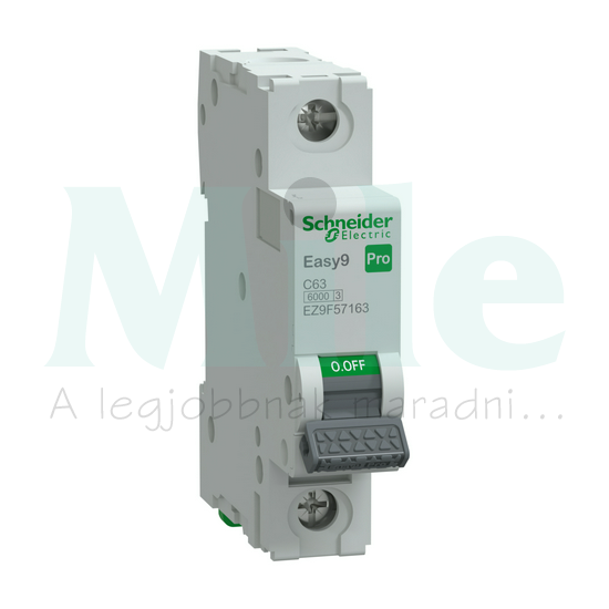 Kismegszakító 1P 63A C-jelleg 230V AC 6000A MSZ/EN 60898-1 Easy Pro F Schneider