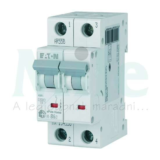 Kismegszakító 2P 13A B-jelleg 230V AC 4.5kA/60898 2M HL-B13/2 xPole Home EATON