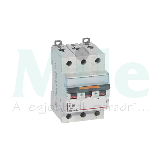 Kismegszakító 3P 16A C-jelleg 400V AC 25kA/60947 DX3 LEGRAND