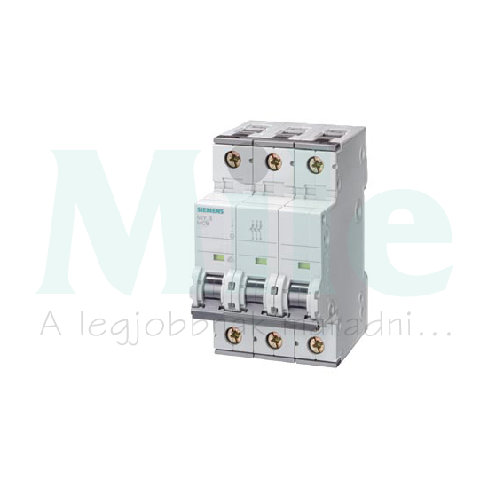 Kismegszakító 3P 6A C-jelleg 400V AC/DC 15kA/60898 40kA/60947 SENTRON SIEMENS