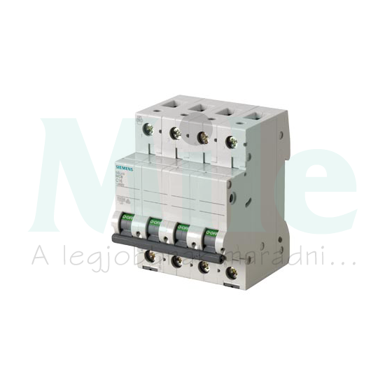 Kismegszakító 4P 63A C-jelleg 400V AC 10kA/60898 10kA/60947 SENTRON SIEMENS
