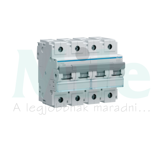 Kismegszakító 4P 80A C-jelleg 415V AC 10kA/60898 10kA/60947 HLFS Hager
