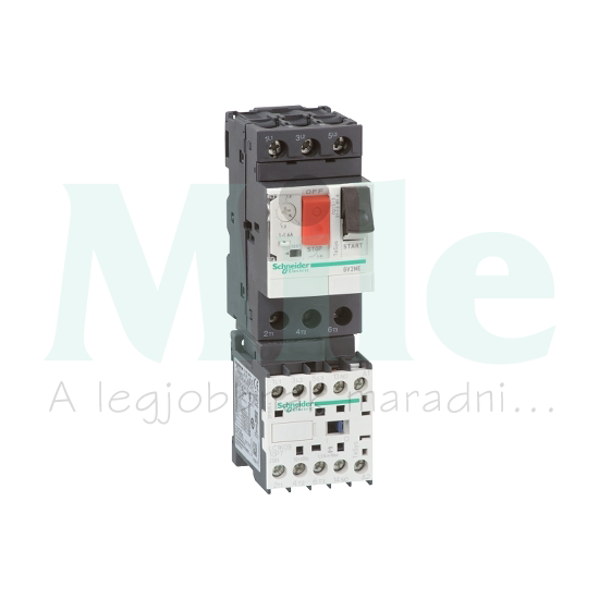 Komplett motorindító direkt 2.5-4A 1.5kW/400VAC-3 230VAC IP20 TeSys GV2-ME Schneider