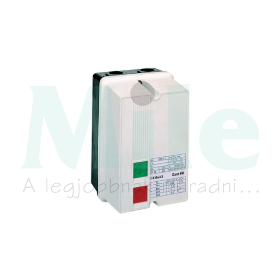 Komplett motorindító tokozott direkt 16,5-20A-hő 11kW/400VAC-3 380-400V50Hz IP54 DTMn-K11 Ganz KK