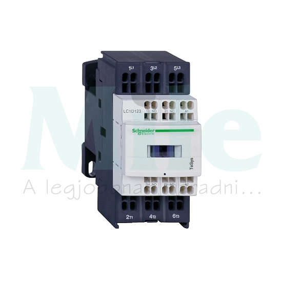 Kontaktor (mágnesk) 5.5kW/400VAC-3 3-Z 24VDC 1-z 1-ny rugószorításos TeSys LC1-D Schneider