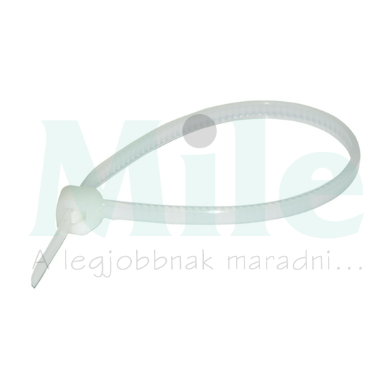 Kötegelő 370mm x 7.6mm natúr műanyag belsőfogas 106mm-max.kötegátmérő Haupa