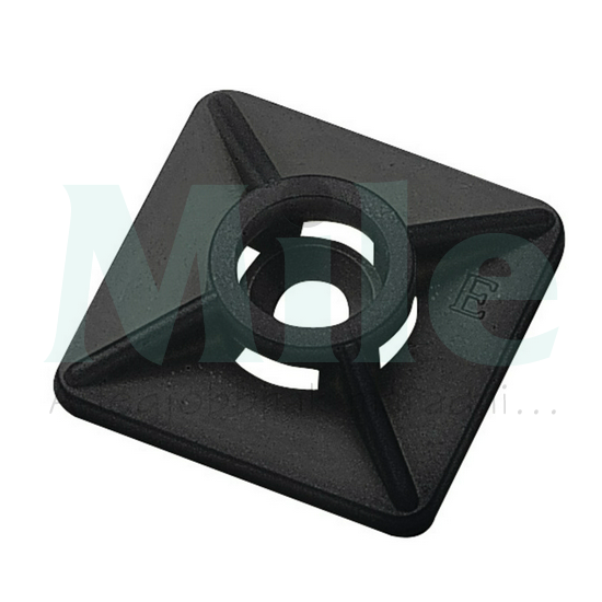 Kötegelő talp öntapadós+csavarozható 4oldalt fűzhető CBH 27/27 SW Weidmüller