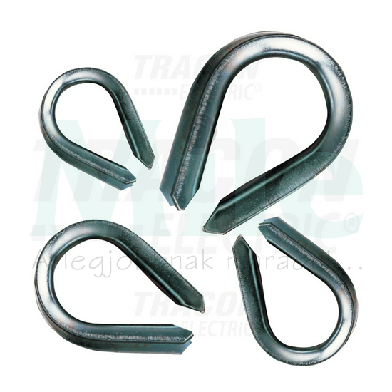 Kötélszív d4-5mm sodronyhoz acél galván/elektrolit horganyzott TRACON