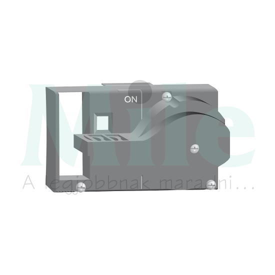 Közvetlen forgató hajtás NG125-höz fekete zárható NG125 Schneider