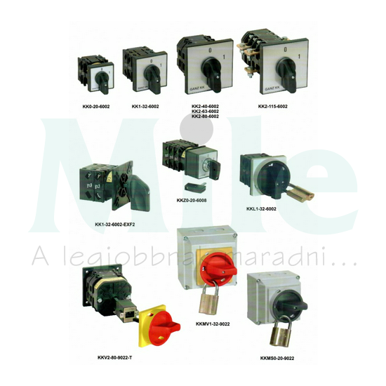 Közvetlen forgatókar KKM0…1-hez szakaszolóhoz fekete Ganz KK