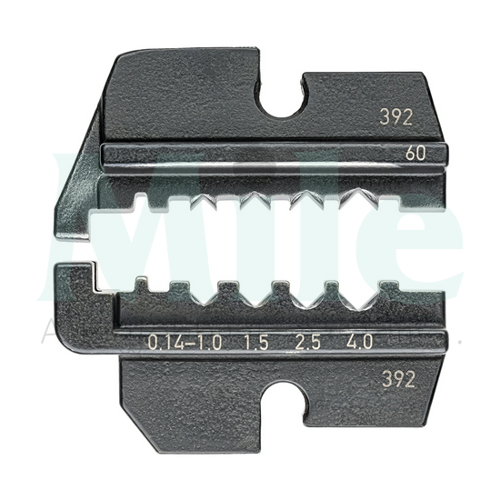 Présbetét csavart érintkezőkhöz (HTS+Harting) 0.14-4mm2 négyszögletes préselés-présforma KNIPEX