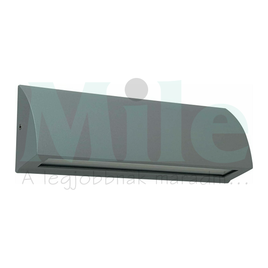 Kültéri oldalfali lámpa STEP 10W GRAY NW 850lm 4000K IP54 szürke