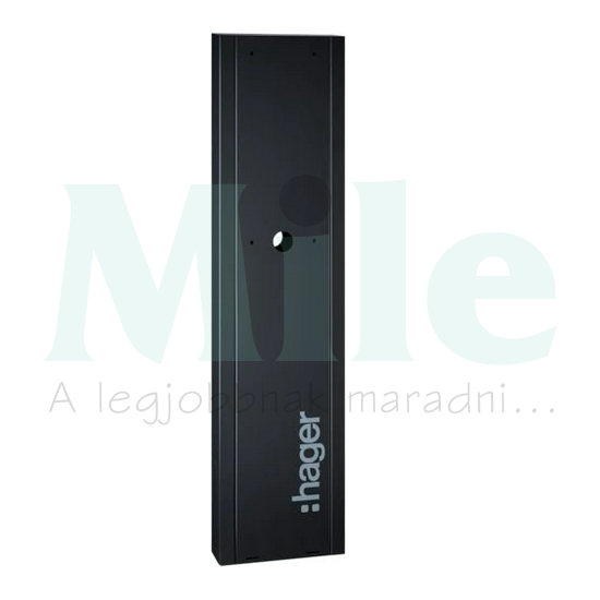 Lábazat 2db e-autó töltőhöz felirattal Witty Start Hager