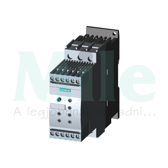 Lágyindító egyirányú 200-480V 15.0kW/400Vszabvány kapcsolás 32A 3RW Sirius SIEMENS