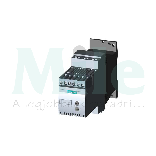 Lágyindító egyirányú 200-480V 3.0kW/400Vszabvány kapcsolás 6.5A 3RW Sirius SIEMENS