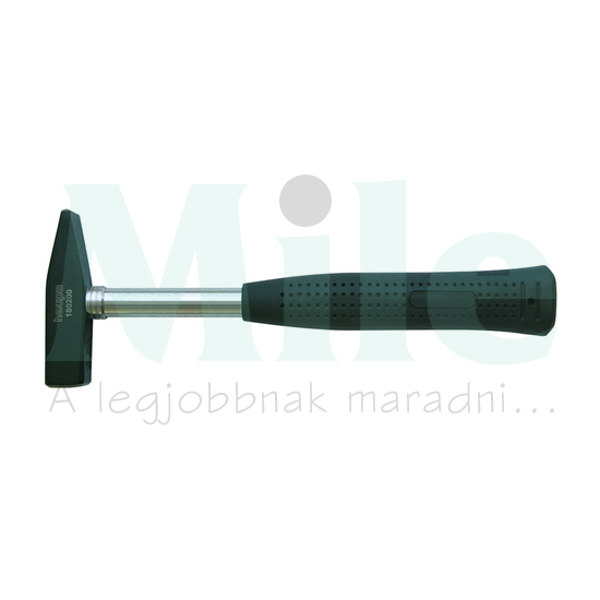 Lakatos kalapács acélcső szárral és gumi markolattal fém-nyéllel 500gFej tömege Haupa