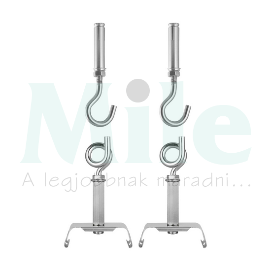 Láncos függesztő fehér acél 90mm 28mm x 10mm x TruSys PFM Chain Kit LEDVANCE