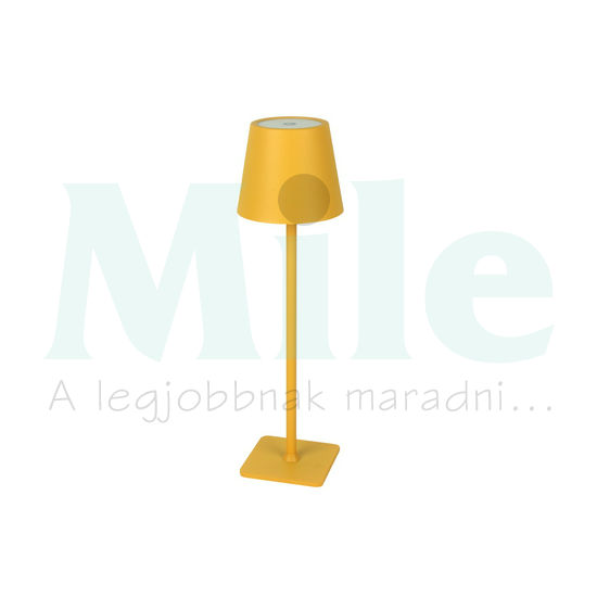 LED asztali lámpatest CCT 2xLi-Ion3,7V/2Ah-akku 8h IP54 1x 3.5W 3.7V DC 400lm Taza LED line