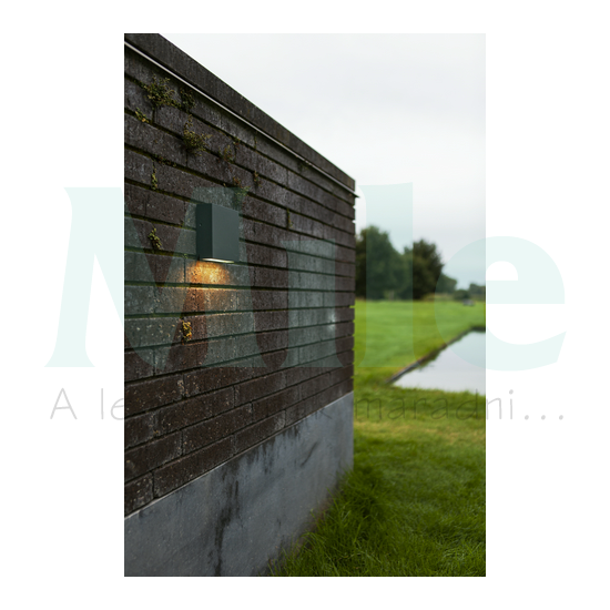 LED homlokzatvilágító le falonkívüli 1x 9,5W 220-240V AC 750lm 3000K IP54 GEMINI XF LUTEC