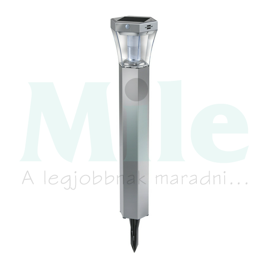 LED járdalámpa napelemes fény- és mozgásérzékelő 3xAA-akku 2x beépített LED 4V DC 91lm LECTRA