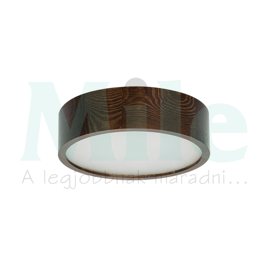 LED mennyezeti lámpatest wenge falonkívüli 1x 20W (ff-nélkül) 220-240V E27 IP20 JASMIN 270-WE KANLUX