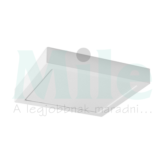 LED mennyezeti lámpatest négyzet süllyesztett falonkívüli 1x 24W 230V AC 2460lm 4000K IP20 20000h Shaun2 RÁBALUX