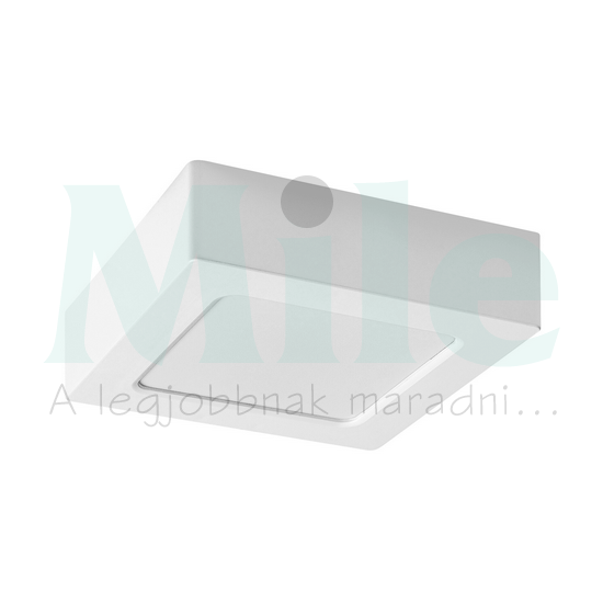 LED mennyezeti lámpatest négyzet süllyesztett falonkívüli 1x 7W 230V AC 660lm 4000K IP20 20000h Shaun2 RÁBALUX