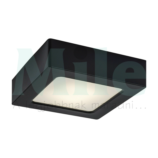 LED mennyezeti lámpatest négyzet süllyesztett falonkívüli 1x 7W 230V AC 660lm 4000K IP20 20000h Shaun2 RÁBALUX