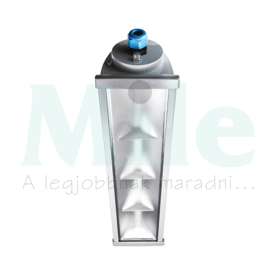 LED porpáramentes lámpatest falonkívüli 1x 19-34W 230V AC 5000lm 4000K IP66 Acciaio LED Beghelli