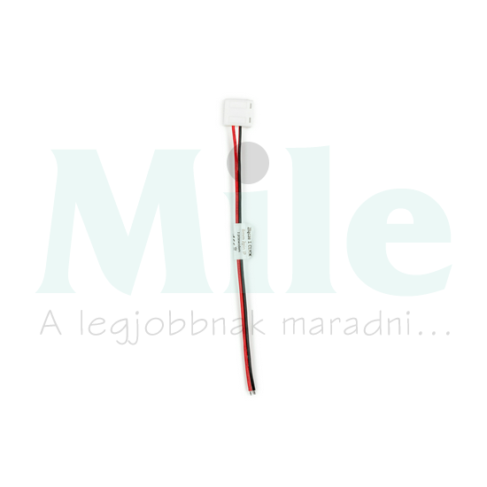 LED szalag csatlakozó vízálló 8mm-szalaghoz 2pólus 140mm-vezeték CLICK  LED line