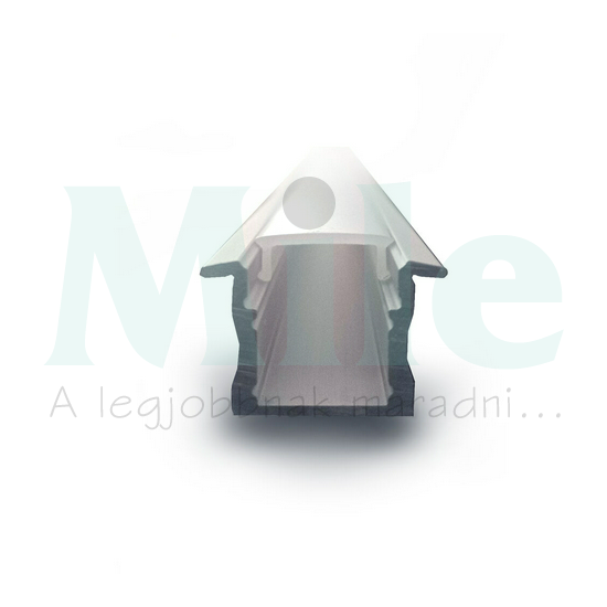 LED szalag profil készlet süllyeszthető alumínium 23x15x2020mm +fedél  Modee
