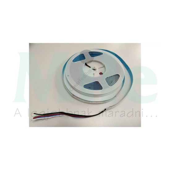 LED szalag RGB-NW nyákos 5m öntapadó 14.4W/m 60db/m RGBW-fényű 24V DC 4500K IP20 12mm Clearled