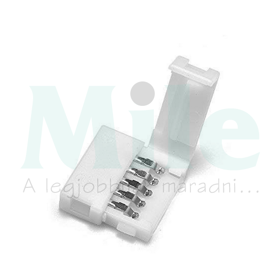 LED szalag toldó RGBW 5P rápattintós fehér Clearled