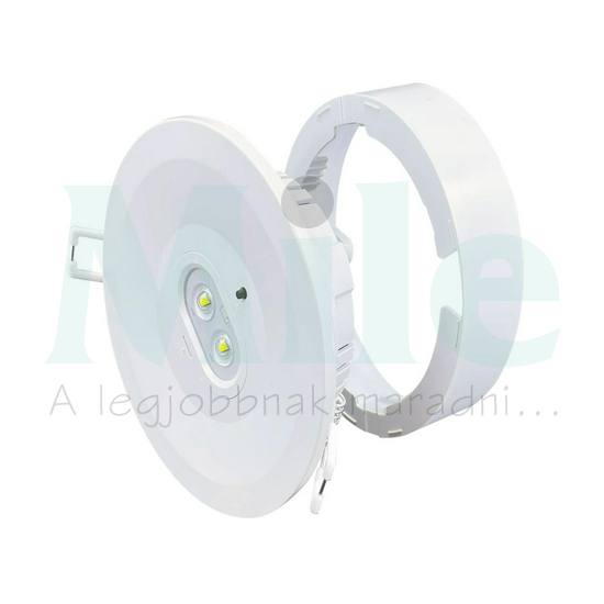 LED vészvilágító készenléti 2,5h 6W 220-240V AC automata teszt 300lm mennyezeti IP20 MLX LDC003 LED AT HUNILUX