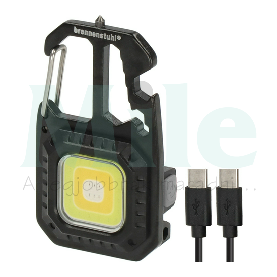 LED zseblámpa 6in1 600lm USB-C 1x akku 400mAh vészhelyzeti szerszámokkal fém/műanyag MTL 600 A LECTRA