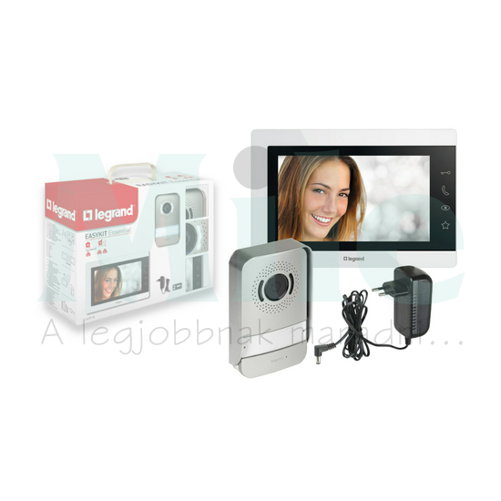 Kaputelefon készlet 1lakás bővíthető színes video 2-erű 7