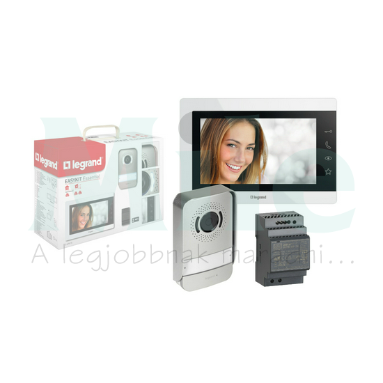 Kaputelefon készlet 1lakás bővíthető színes video 2-erű 7