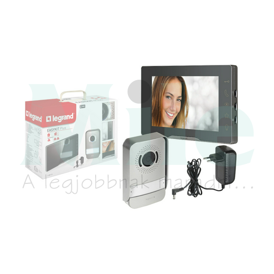Kaputelefon készlet 1lakás bővíthető színes video 2-erű 7