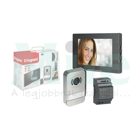 Kaputelefon készlet 1lakás bővíthető színes video 2-erű 7