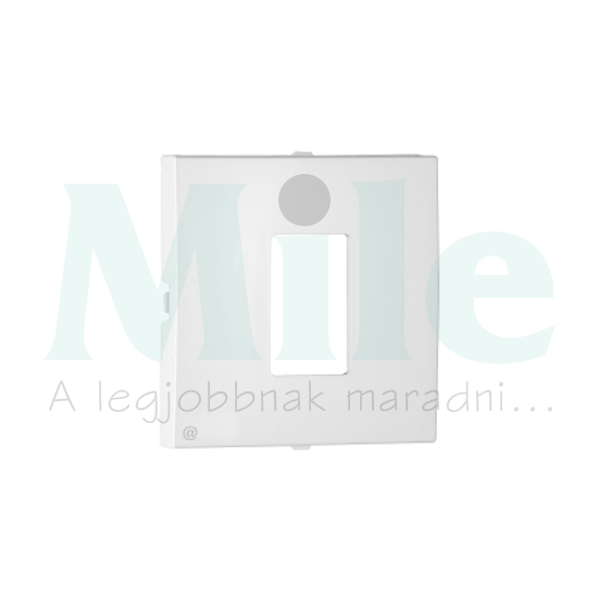 Logus90 fedlap RJ45 adatcsatlakozóhoz műanyag fehér címketartóval Elko EP