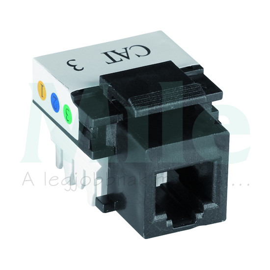 Logus90 telefon csatlakozó betét RJ11 címketartóval Elko EP