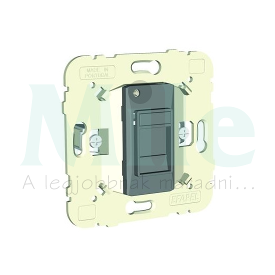 Logus90 adatcsatlakozó betét adapterrel RJ45 Cat6 címketartóval Elko EP