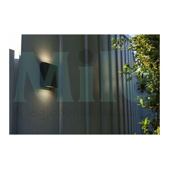 LUTEC 5102601125 PILI kültéri fali LED 8,5W 4000K 1310 lm antracit IP54 DIR/INDIR