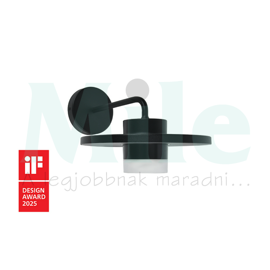 LUTEC 5213402012 PLATO Kültéri fali LED 7W 1000lm 3000K lefelé fekete IP54